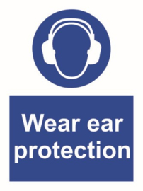 Wear ear protection