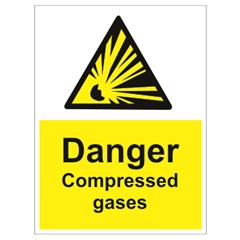 Imo sign caution compressed gases