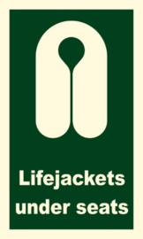 Lifejacket under seat