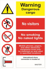 Warning dangerous cargo
