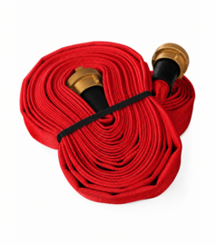 Firehose (red) 38 mm  with aluminium storz 38 cam distance 51
