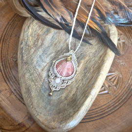 Macramé ketting Mermaid