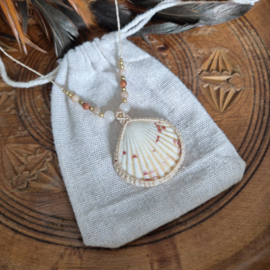 Macramé ketting Mermaid