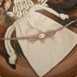 Macramé choker Kauri