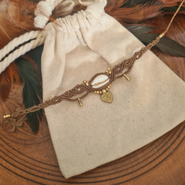 Macramé choker Kauri