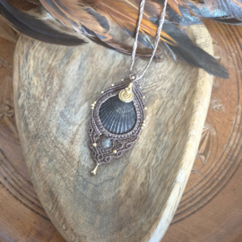 Macramé ketting Mermaid