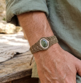 Macramé armband Prehniet