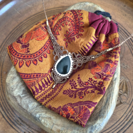 Macramé ketting  Serpentijn
