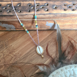 Boho ketting Kauri