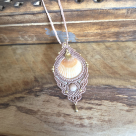 Macramé ketting Mermaid
