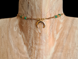 Boho ketting Golden Moon