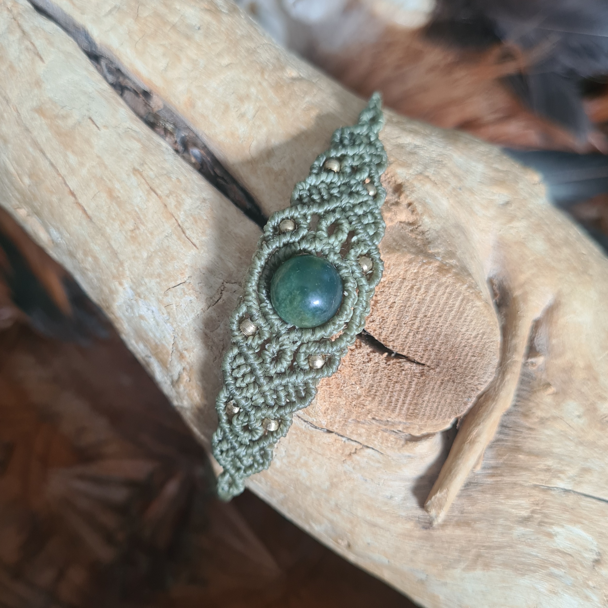 Armbandje Mosagaat