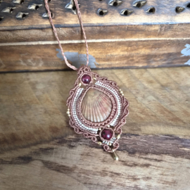 Macramé ketting Mermaid