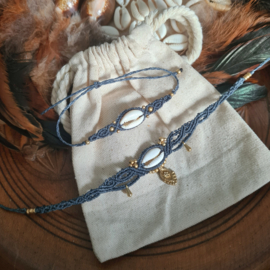 Macramé choker Kauri