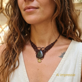 Macramé ketting Serafiniet