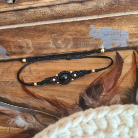 Armbandje Obsidiaan