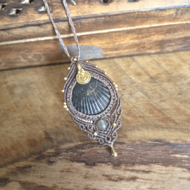 Macramé ketting Mermaid