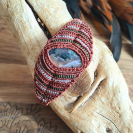 Macramé armband Mosagaat