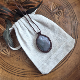 Macramé ketting  Mosagaat