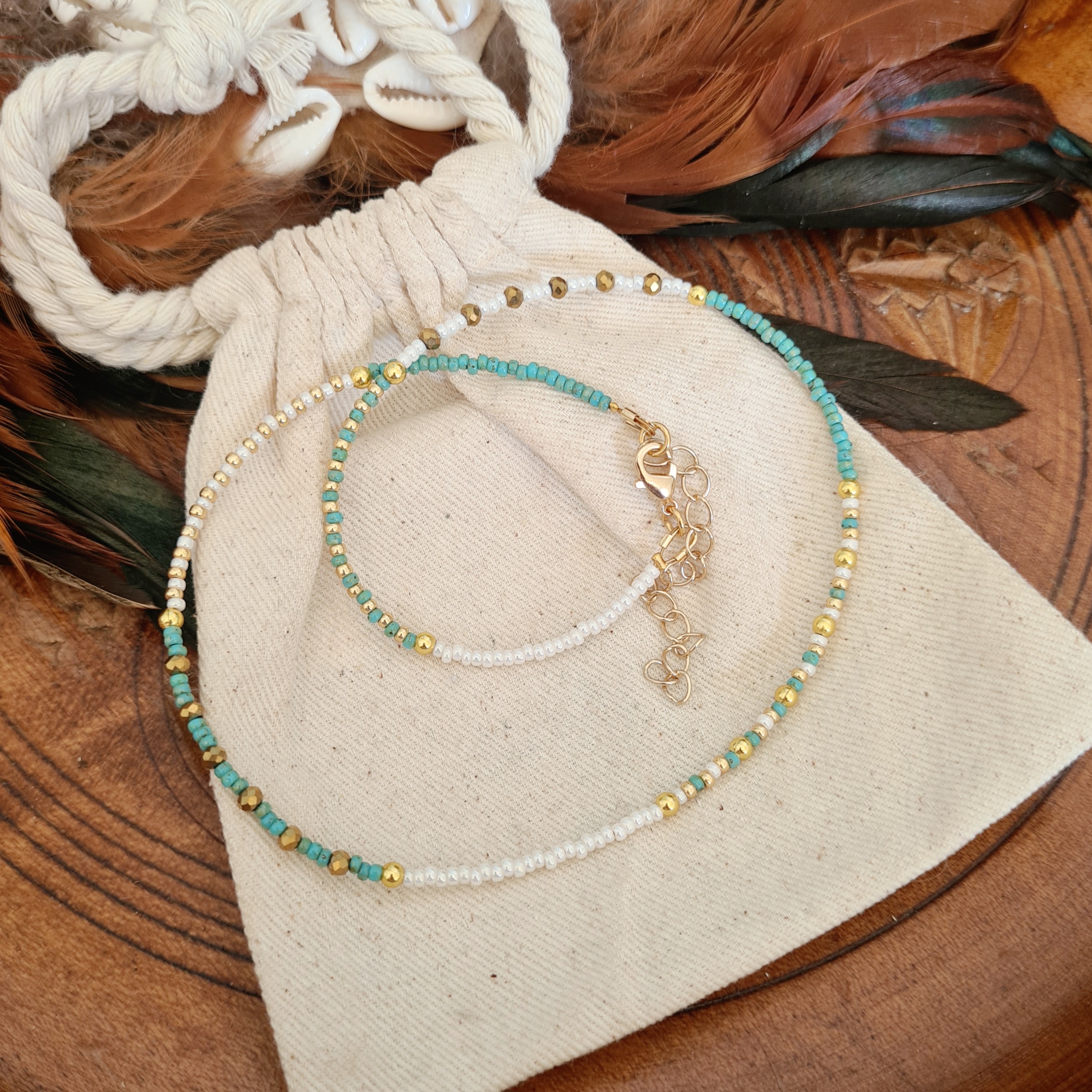Ibiza Rocailles ketting