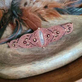 Macramé armband Rutielkwarts