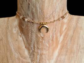 Boho ketting Golden Moon