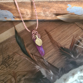 Aurakwarts Crystal Pendant