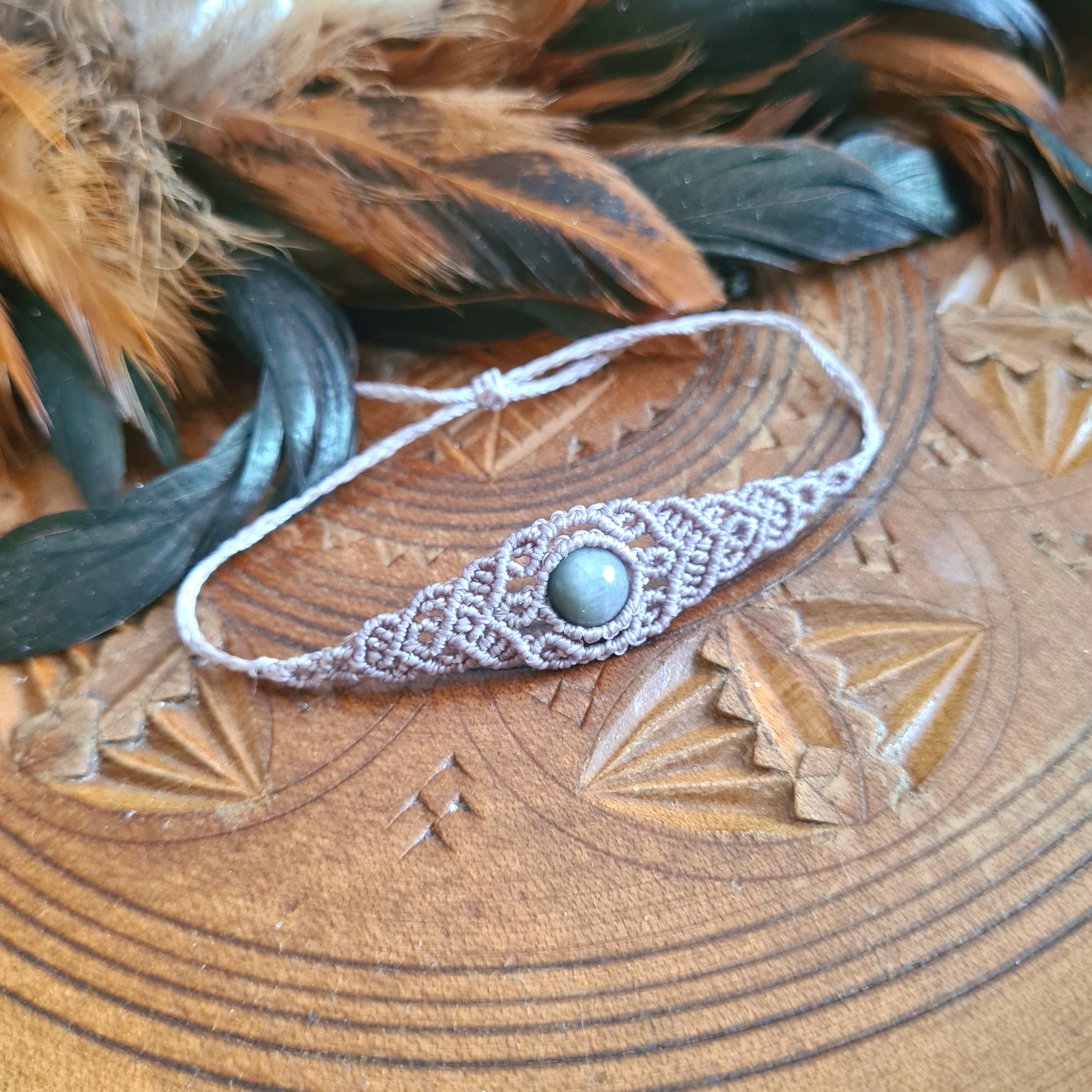 Armbandje Obsidiaan