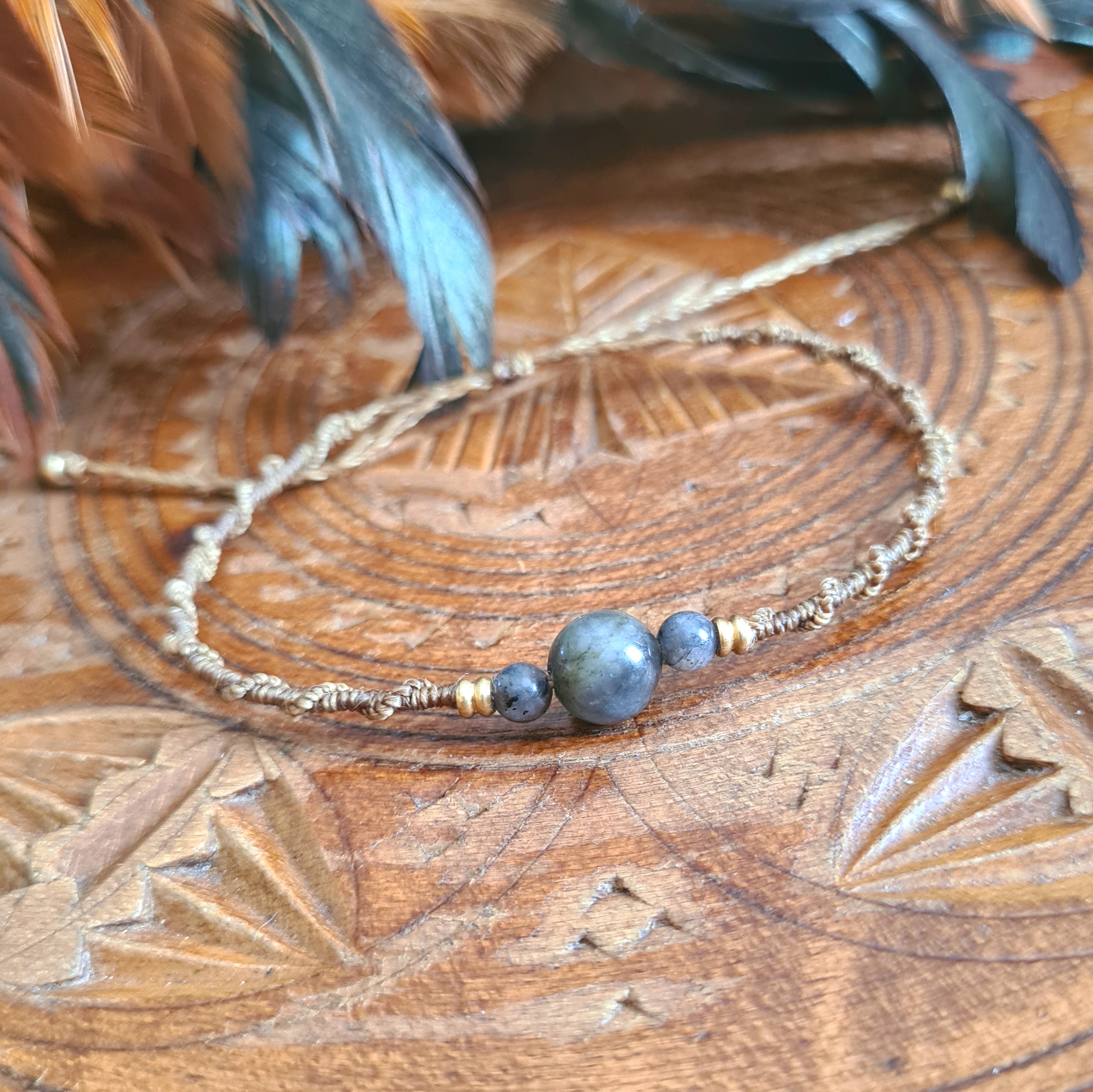 Armbandje Labradoriet