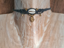 Macramé choker Kauri