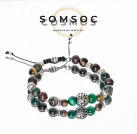 Tigereye, Rhodonite, Ruby in Zoisite and more