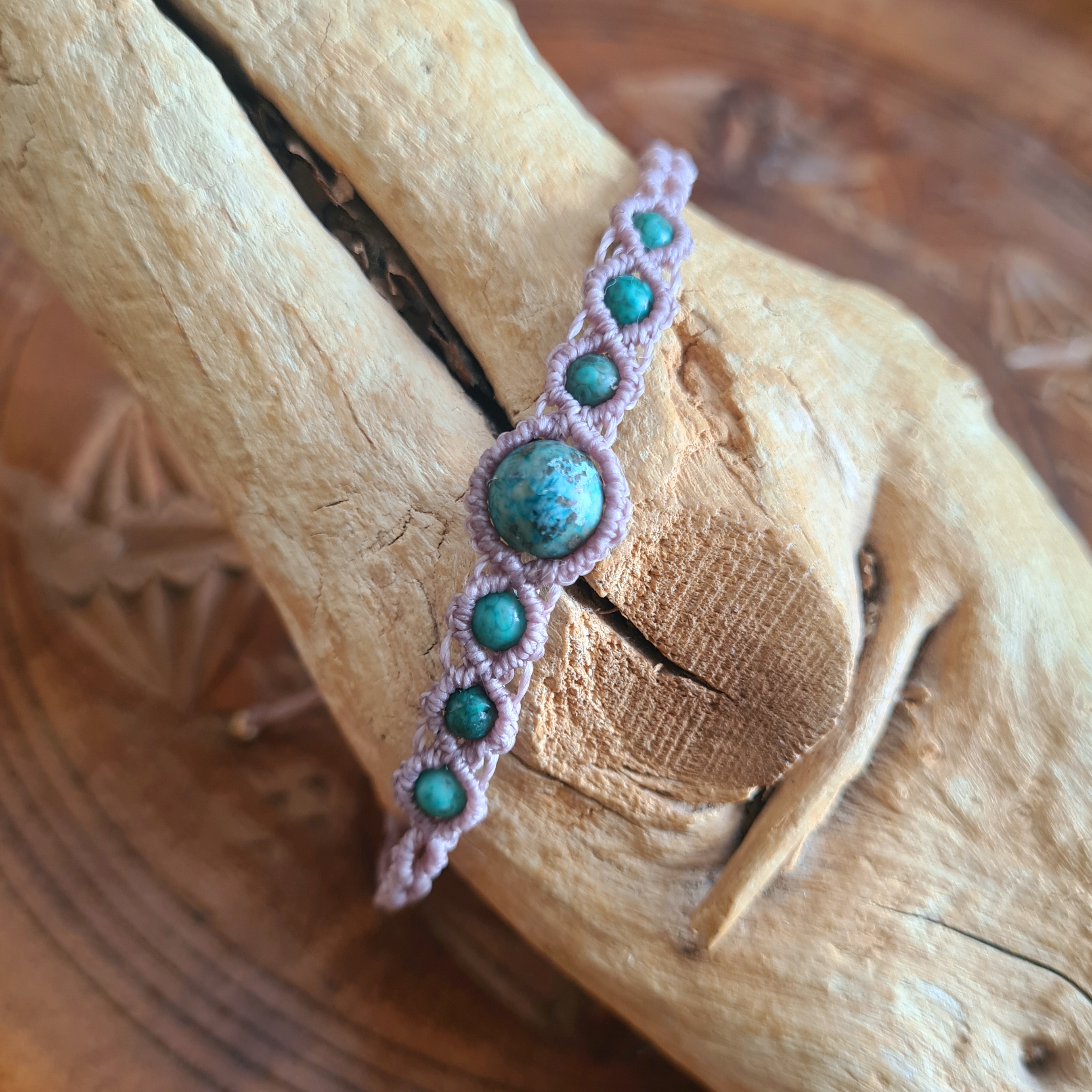 Armbandje Chrysocolla