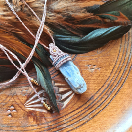 Blauwe Kyaniet pendant