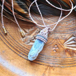 Blauwe Kyaniet pendant