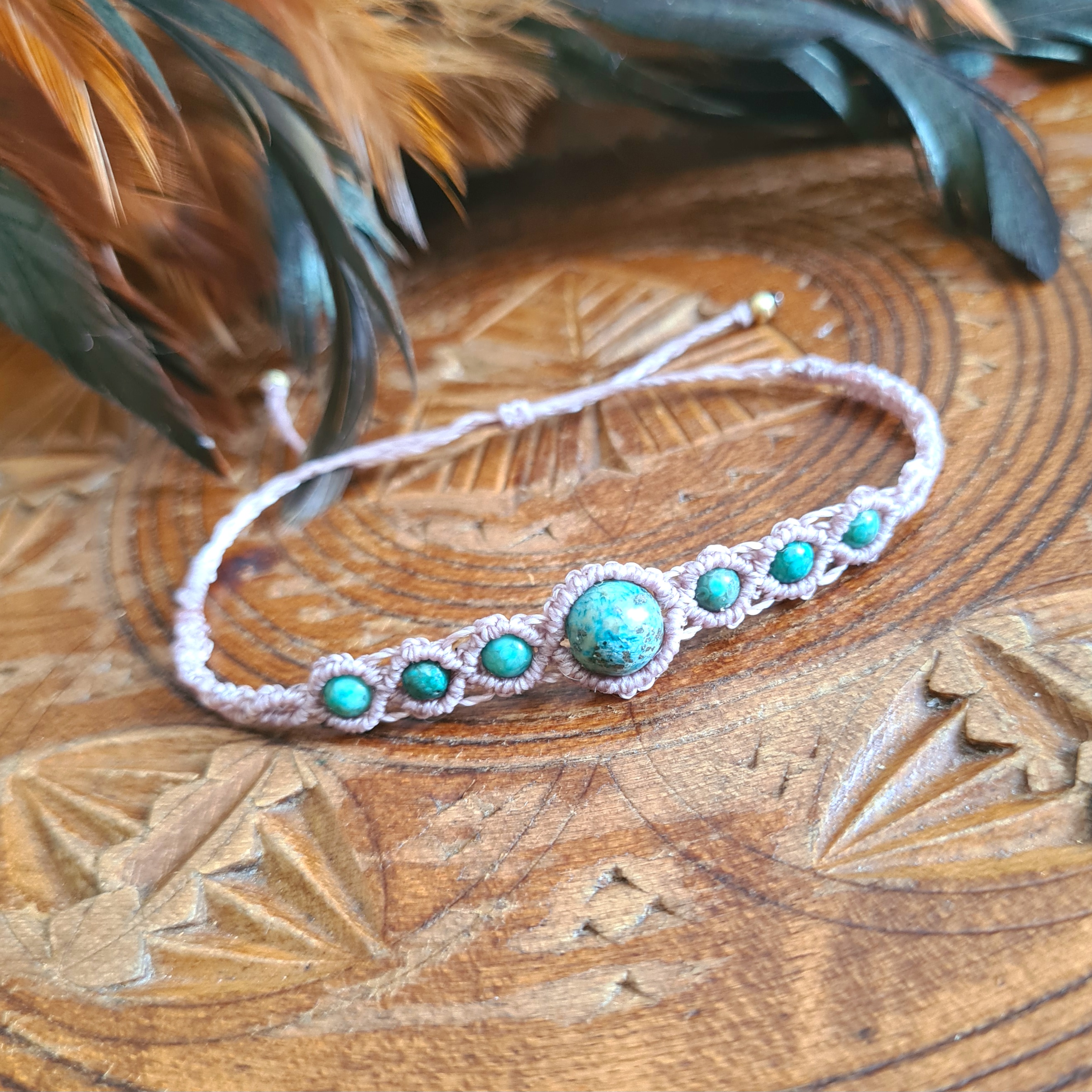 Armbandje Chrysocolla