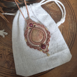 Macramé ketting Mermaid
