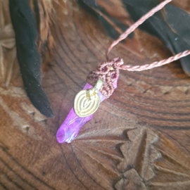 Aurakwarts Crystal Pendant