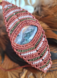 Macramé armband Mosagaat