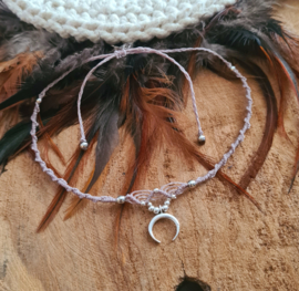 Macramé enkelbandje Maantje