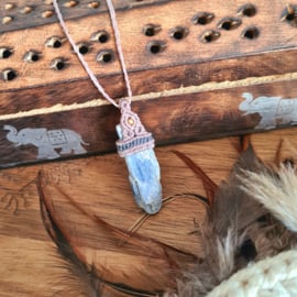Blauwe Kyaniet pendant