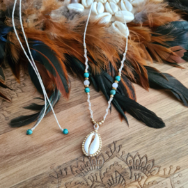 Boho ketting Kauri "Goud"