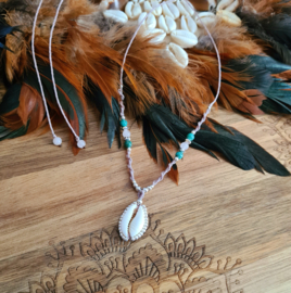 Boho ketting Kauri "Zilver"