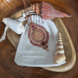 Macramé ketting Mermaid