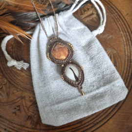 Macramé ketting Mermaid Kauri
