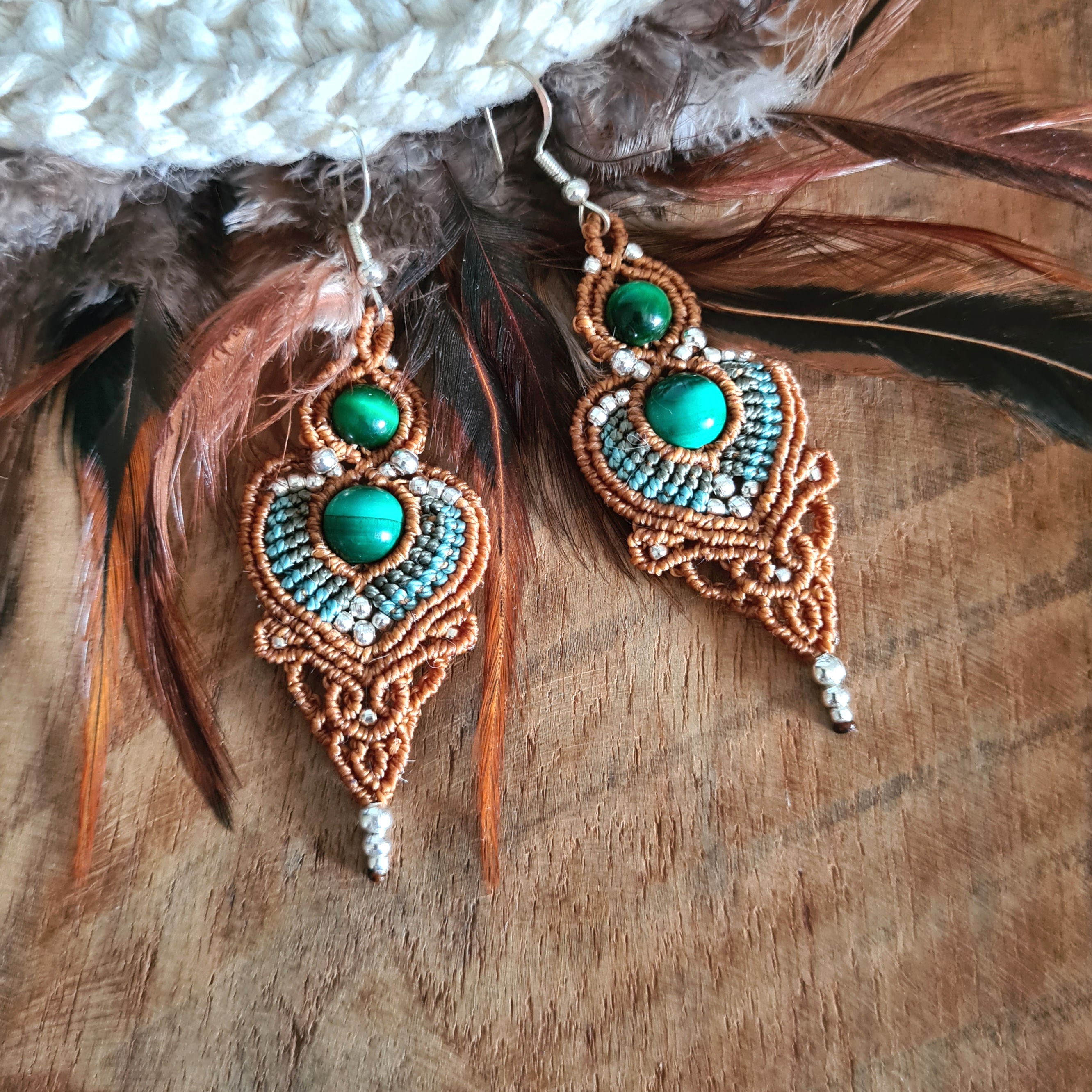 Macramé Oorbellen 