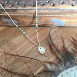 Boho ketting Kauri