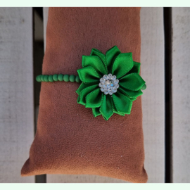 Bloemenarmband 2 Emerald