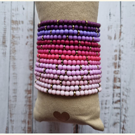 Armband Acryl 4mm