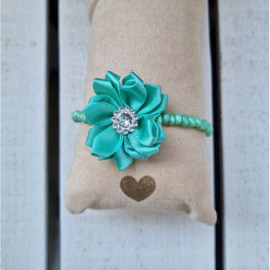 Bloemenarmband Mint Groen