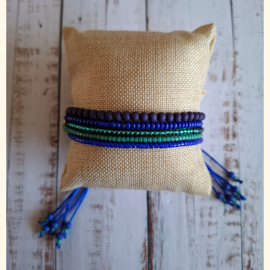 Armband string Blue